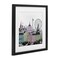 Stupell Industries London Cities of the World Framed Print Under Glass, design by Annabelle Hall